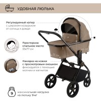 Коляска 2в1 Sweet Baby Elegante Chrome/GL