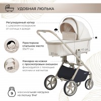 Коляска 2в1 Sweet Baby Elegante Chrome/GL