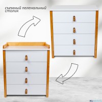 Пеленальный комод Sweet Baby Massimo 