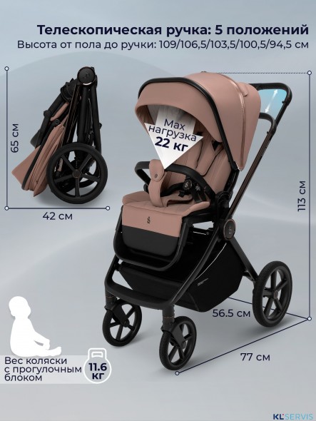 Коляска 3в1 SBL Elegante Therma