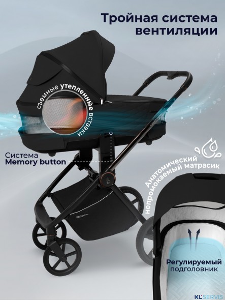 Коляска 3в1 SBL Elegante Therma