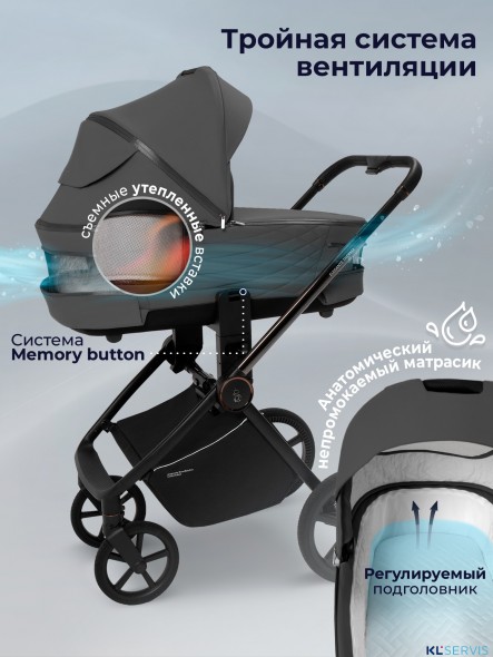 Коляска 3в1 SBL Elegante Therma