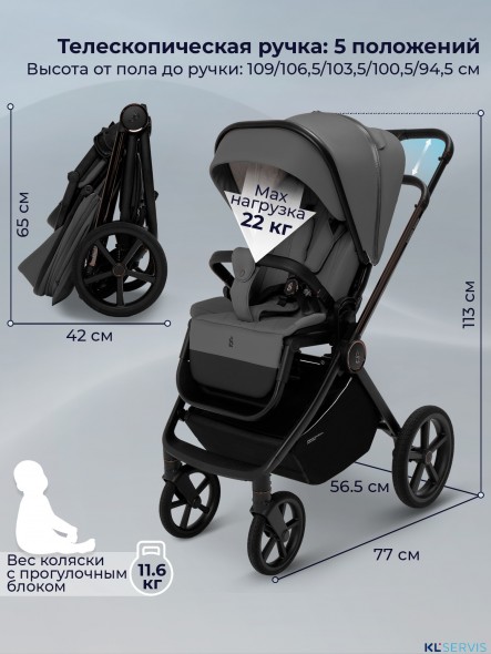 Коляска 3в1 SBL Elegante Therma
