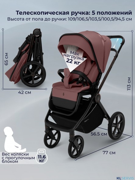 Коляска 3в1 SBL Elegante Therma