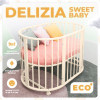 Кроватка-трансформер 9в1 Sweet Baby Delizia V2