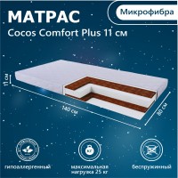 Матрас в кроватку Sweet Baby COCOS Comfort plus 140X80х11