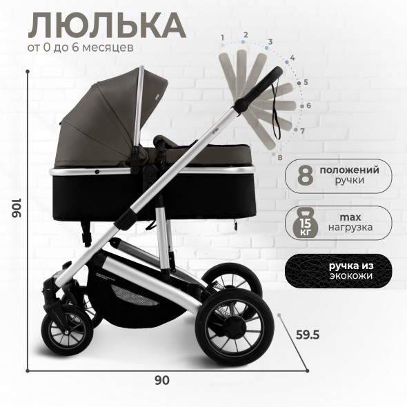 Коляска-трансформер 2в1 Sweet Baby Optima