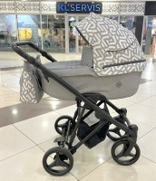 Детская модульная коляска Bebetto Nitello 2в1 (grey) 