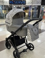 Детская модульная коляска Bebetto Nitello 2в1 (grey) 
