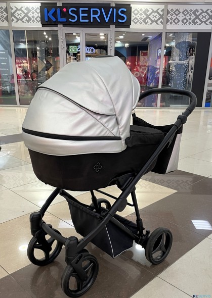 ДЕТСКАЯ КОЛЯСКА 2 В 1 BEBETTO NITELLO SHINE ЭКОКОЖА/ТКАНЬ