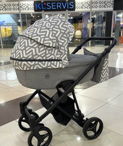 Детская модульная коляска Bebetto Nitello 2в1 (grey) 