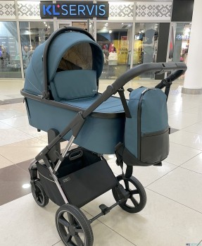 Детская модульная коляска Carrello Aurora CHROME 2в1 (blue) 